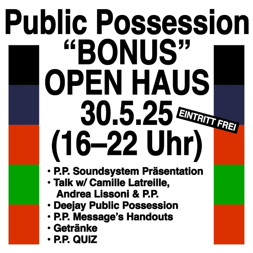 bonus by puplic possession at house der kunst