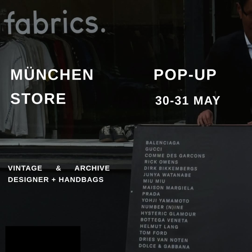 fabrics. from berlin vintage designer pop-up in munich