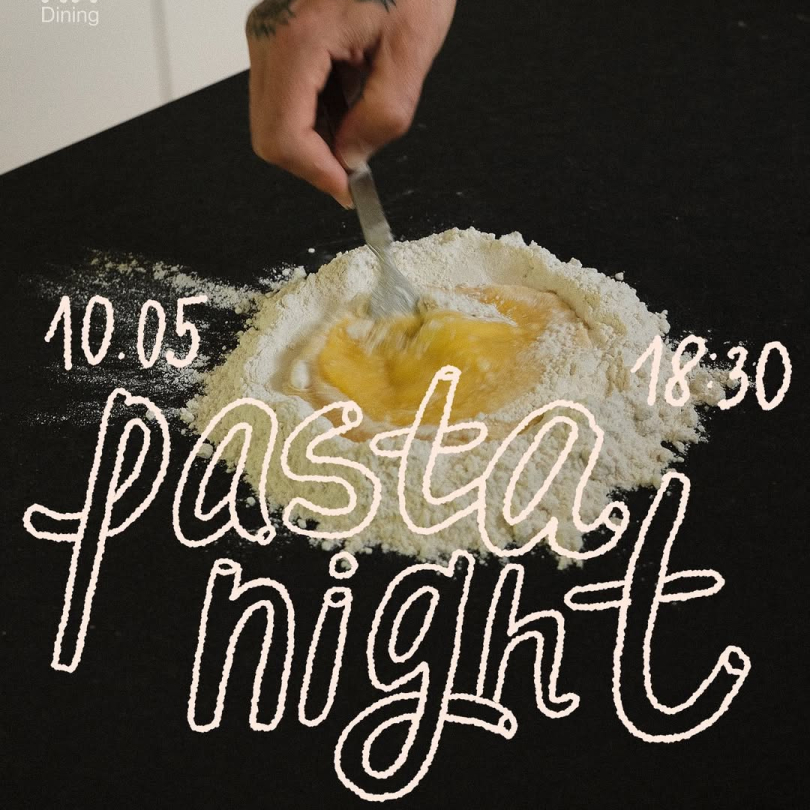pasta night with galina and andreas