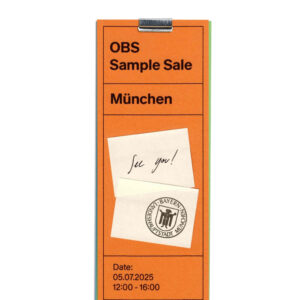 obs sample sale at akkvrat space